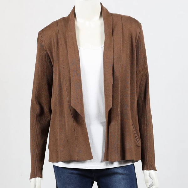 Lilia Zip Pocket Cardigan (#B806)