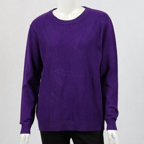 Lilia Wave Knit Jumper (#WT829)