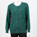 Lilia Diamante & Pearl Knit Cardigan (#WT900)