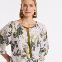 Marco Polo 'Floral Mosaic' Print Top (#YTMS54665)