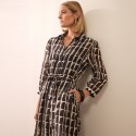 Marco Polo Ikat Shirt Dress (#YTMS59309)