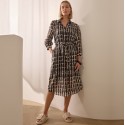 Marco Polo Ikat Shirt Dress (#YTMS59309)