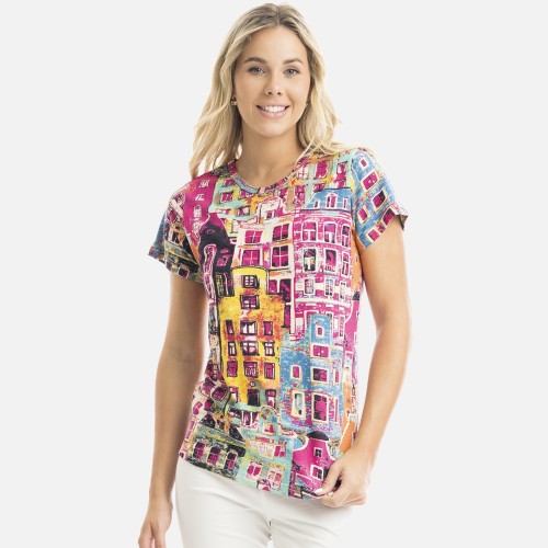 Orientique 'Ultrect' Print T-Shirt (#22985)