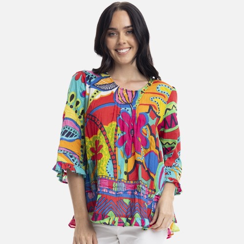 Orientique 'San Miguel' Print Top (#42091)