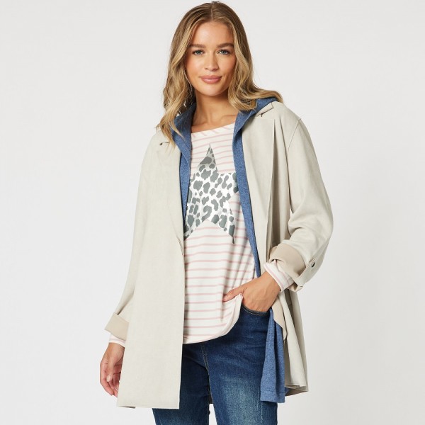 Threadz 'Paige' Faux Suede Jacket (#44573)