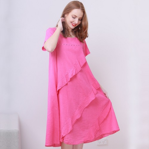 Wednesday Lulu 'Claire' Ruffle Dress (#HH-6860)